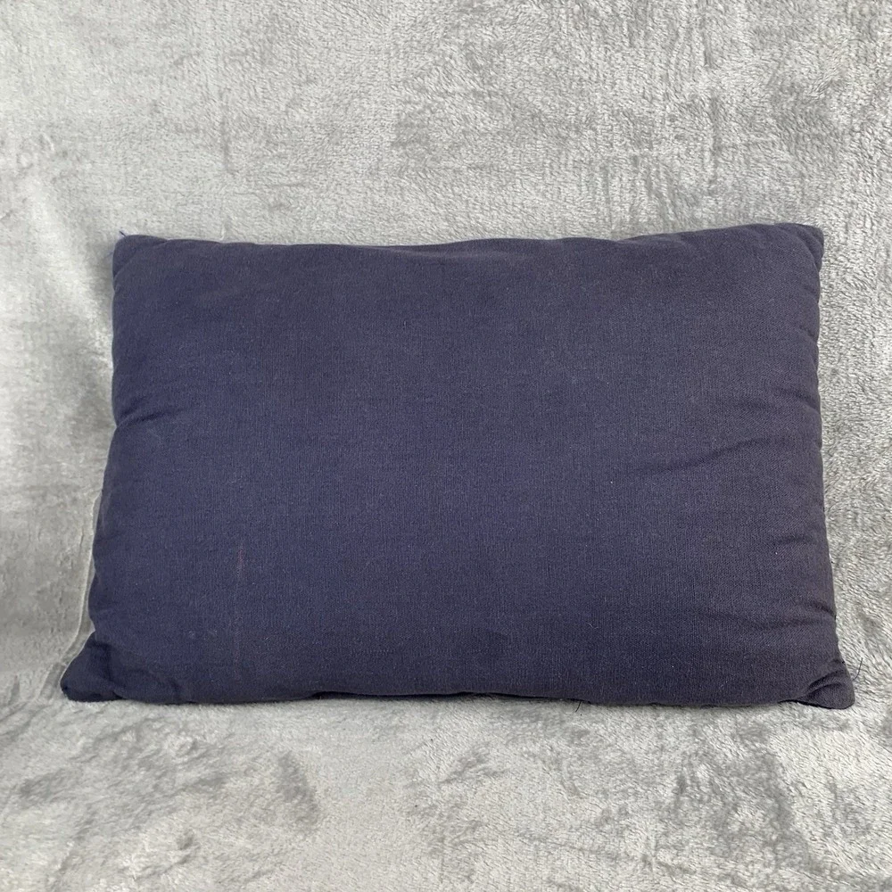 Vintage Tapestry Needlepoint Throw Pillow Santa Christmas Decorative Rectangle‎